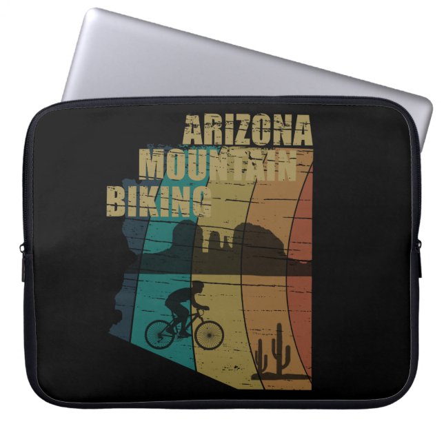 Arizona Mountainbike Vintag Laptopschutzhülle (Vorderseite)