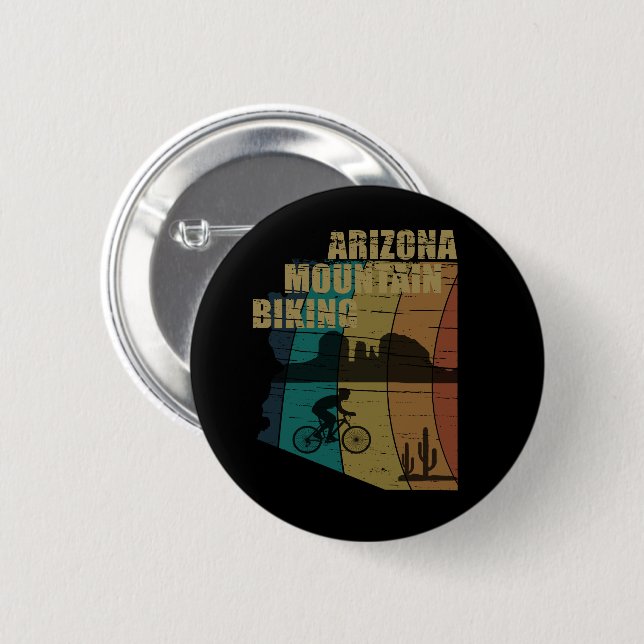 Arizona-Mountainbiking Button (Vorne & Hinten)