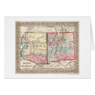 Arizona-New Mexiko-Karte 1867