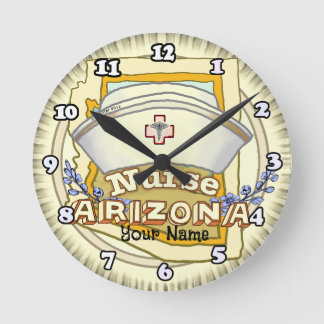 Arizona Nurse Runde Wanduhr