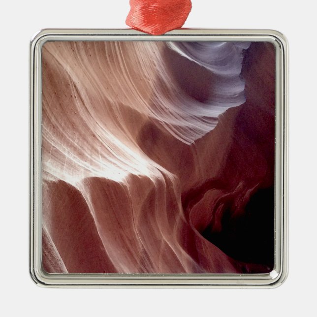 ARIZONA - Obere Antelope Canyon D - Roter Felsen Silbernes Ornament (Vorne)