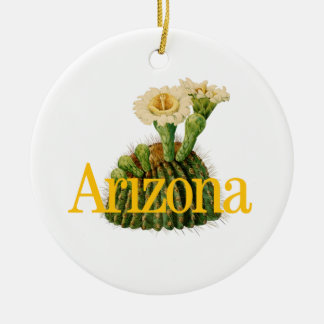 Arizona-Ornament mit Saguaro Cactus Keramik Ornament