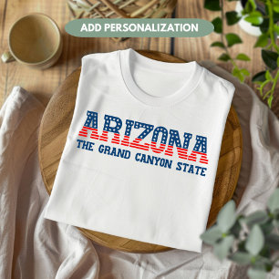 Arizona Patriotic Der Grand Canyon Staat Custom T-Shirt