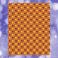 Arizona Pop Art Schachbrettmuster Marinegold