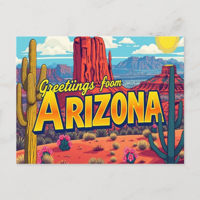 Arizona Postcard Postkarte (Vorderseite)