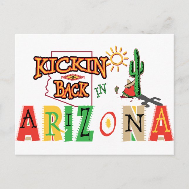 Arizona Postkarte (Vorderseite)