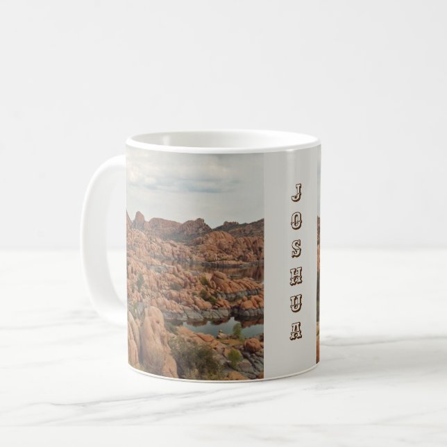 Arizona Prescott Foto Roter See Kaffeetasse (Vorderseite Links)