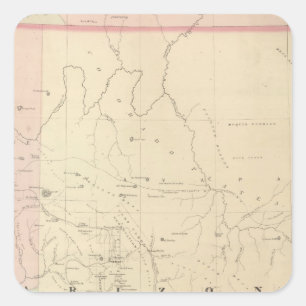 Arizona Quadratischer Aufkleber