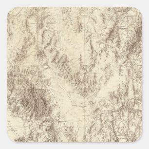 Arizona Quadratischer Aufkleber