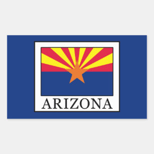 Arizona Rechteckiger Aufkleber