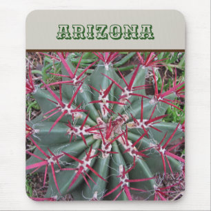 Arizona Red Barrel Cactus Desert Pflanze Südwest Mousepad