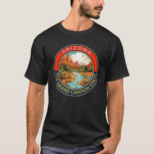 Arizona Reise Kunst Abzeichen T-Shirt