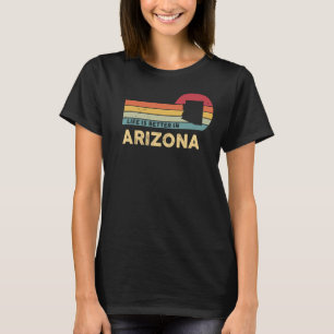 ARIZONA Retro Vintager US-Staat Karte Arizona Patr T-Shirt