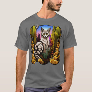 Arizona Ring Tailkat umgeben von Kakteen T-Shirt