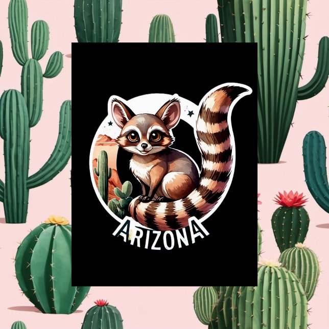 Arizona, Ringtail, Postkreuzung Postkarte (Von Creator hochgeladen)