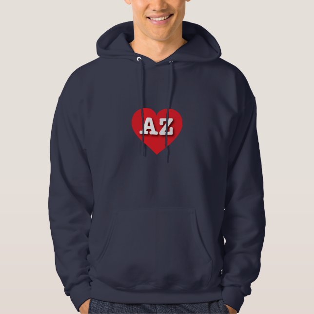 Arizona Rotes Herz - I Liebe AZ Hoodie (Vorderseite)