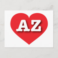 Arizona Rotes Herz - I Liebe AZ