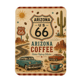 Arizona Route 66 Desert Diner Erinnerungen Magnet