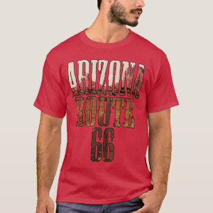Arizona Route 66 Grafik T-Shirt