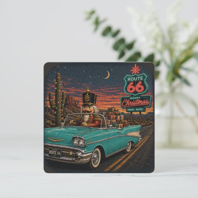 Arizona Route 66 Nussknacker Weihnachten (Stehend Vorderseite)