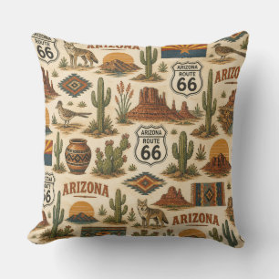 Arizona Route 66 Sofa Siesta Kissen