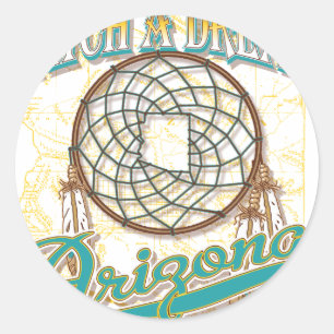Arizona Runder Aufkleber