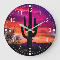 Arizona Saguaro Cactus Southwestern Sunset