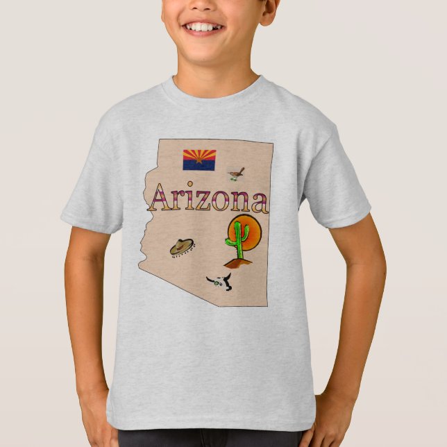Arizona scherzt T - Shirt (Vorderseite)