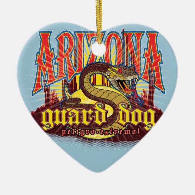 Arizona-Schlange Keramik Ornament (Vorne)
