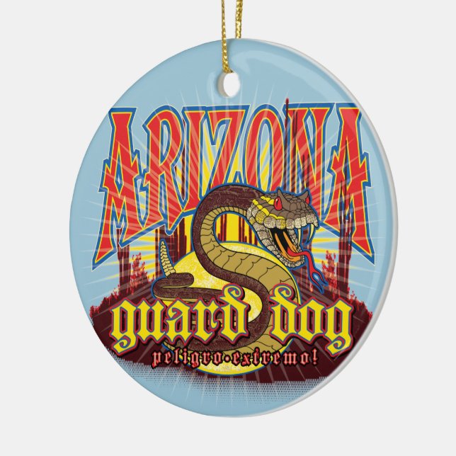 Arizona-Schlange Keramik Ornament (Links)