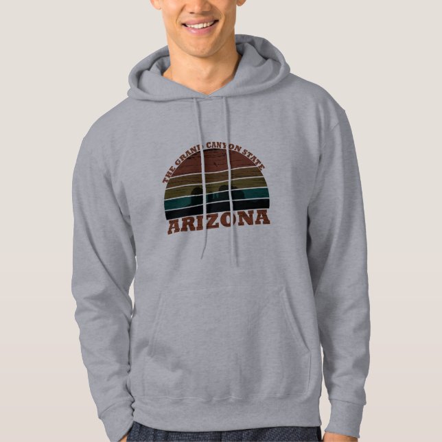 Arizona sedona Landschaft Retro Hoodie (Vorderseite)