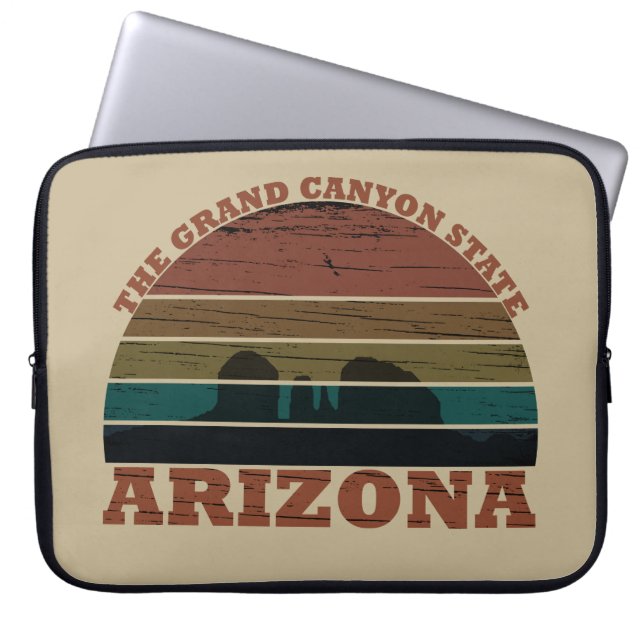 Arizona sedona Landschaft Retro Laptopschutzhülle (Vorderseite)