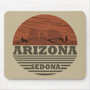 Arizona Sedona Landschaft Vintag az retro Mousepad