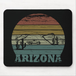 Arizona Sedona Landschaft Vintag az retro Mousepad