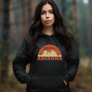 Arizona Sedona Landschaft Vintage AZ Retro Hoodie