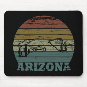 Arizona Sedona Landschaft Vintage AZ Retro Mousepad