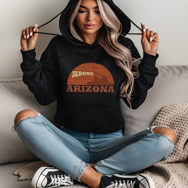 Arizona Sedona Landschaft Vintages az Retro Hoodie (Von Creator hochgeladen)