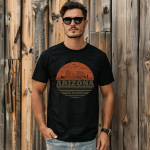 Arizona Sedona Landschaft Vintages az Retro T-Shirt