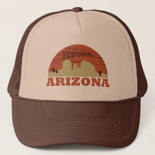 arizona sedona Vintage Sonnenuntergangslandschaft  Truckerkappe