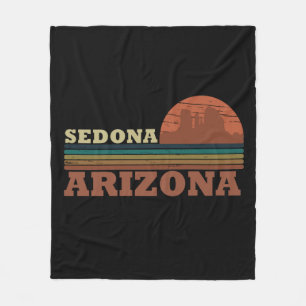 Arizona sedona Vintager Sonnenuntergang Fleecedecke