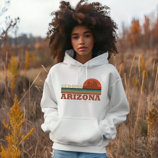 Arizona Sedona Vintager Sonnenuntergang Hoodie (Von Creator hochgeladen)