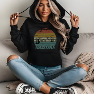 Arizona Sedona Vintager Sonnenuntergang Retro az Hoodie