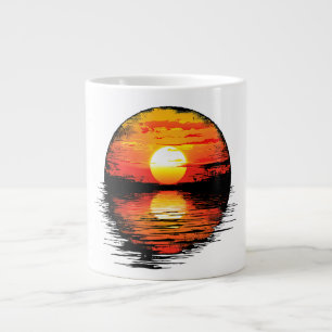 Arizona Sedona Vintager Sonnenuntergang Retro az T Jumbo-Tasse