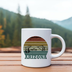 Arizona Sedona Vintager Sonnenuntergang Retro az Tasse
