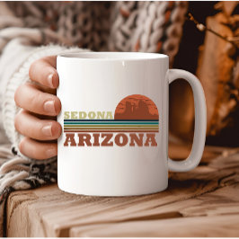 Arizona Sedona Vintager Sonnenuntergang Tasse