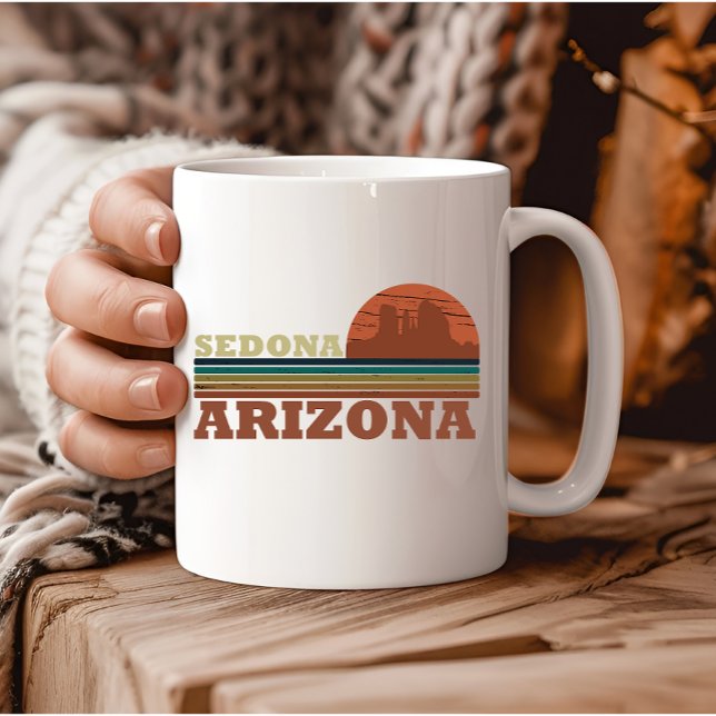 Arizona Sedona Vintager Sonnenuntergang Tasse (Von Creator hochgeladen)