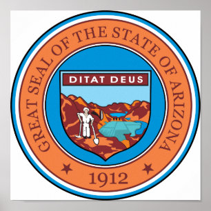 Arizona Sign Poster