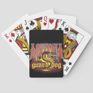 Arizona Snake Black & White Playing Card Spielkarten
