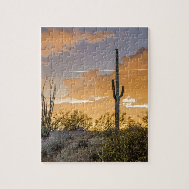 Arizona-Sonnenuntergang Puzzle (Vertikal)