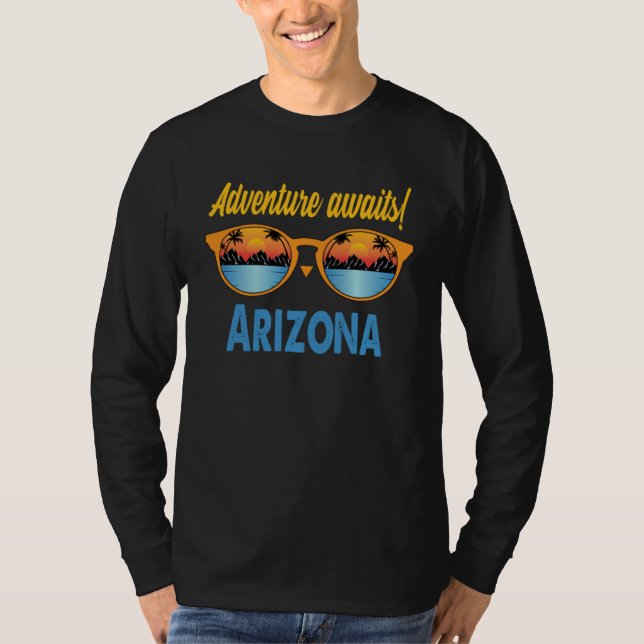 Arizona Souvenir Love Travel Trip Usa States Arizo T-Shirt (Vorderseite)